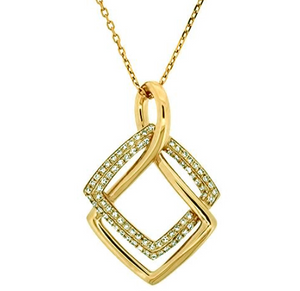Yellow Gold Diamond Pendant
