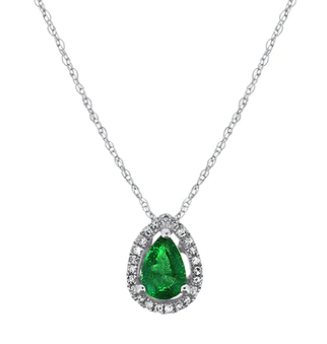 Emerald & Diamond Pendant