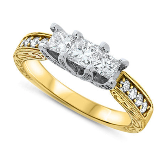 Three Stone Diamond Ring