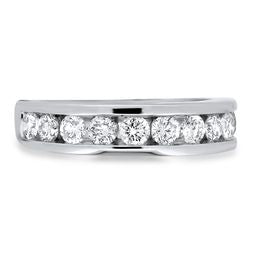Channel Set Diamond Band
