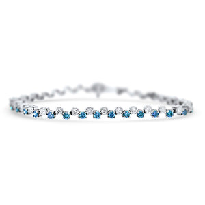 Blue Diamond Bracelet